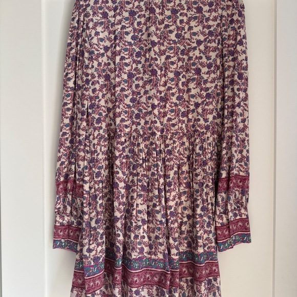 Sezane Floral Mini Dress - Pink and Blue - Picture 10 of 12